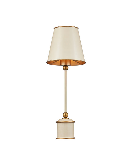 Currey and Company - 6700-0035 - One Light Table Lamp - Daphne - Ivory / Gold