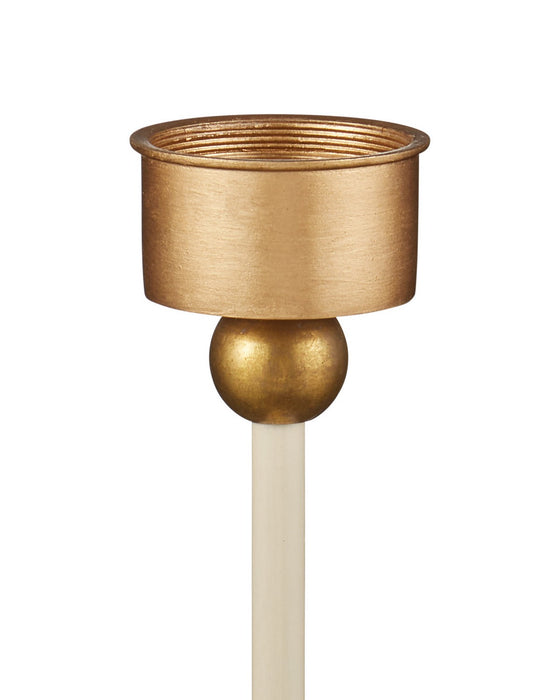 Currey and Company - 6700-0035 - One Light Table Lamp - Daphne - Ivory / Gold