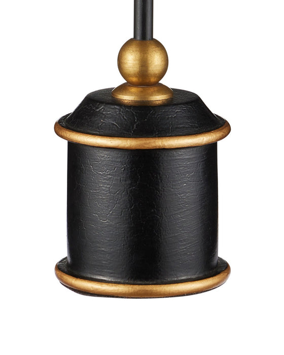 Currey and Company - 6700-0036 - One Light Table Lamp - Daphne - Black / Gold