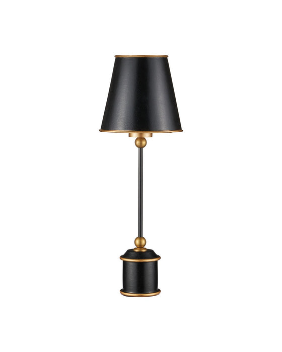 Currey and Company - 6700-0036 - One Light Table Lamp - Daphne - Black / Gold