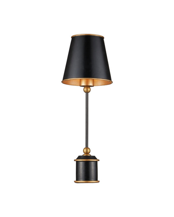 Currey and Company - 6700-0036 - One Light Table Lamp - Daphne - Black / Gold