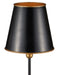 Currey and Company - 6700-0036 - One Light Table Lamp - Daphne - Black / Gold