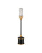 Currey and Company - 6700-0036 - One Light Table Lamp - Daphne - Black / Gold