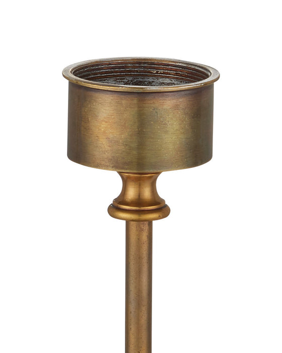 Currey and Company - 6700-0038 - One Light Table Lamp - Migratory - Vintage Brass / Black