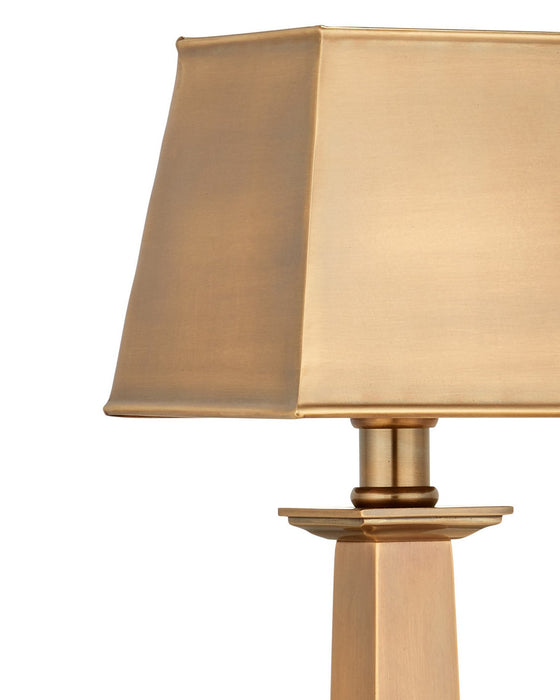 Currey and Company - 6700-0039 - One Light Table Lamp - Wander - Antique Brass