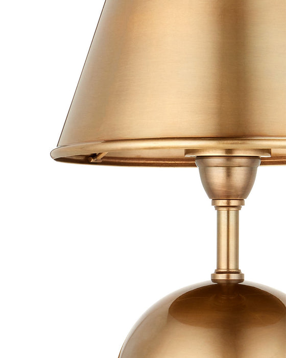 Currey and Company - 6700-0042 - One Light Table Lamp - Volley - Antique Brass