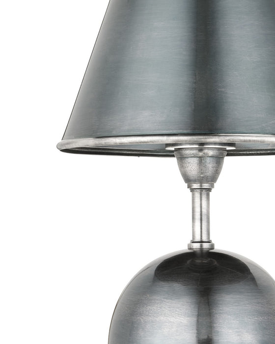 Currey and Company - 6700-0043 - One Light Table Lamp - Volley - Antique Silver