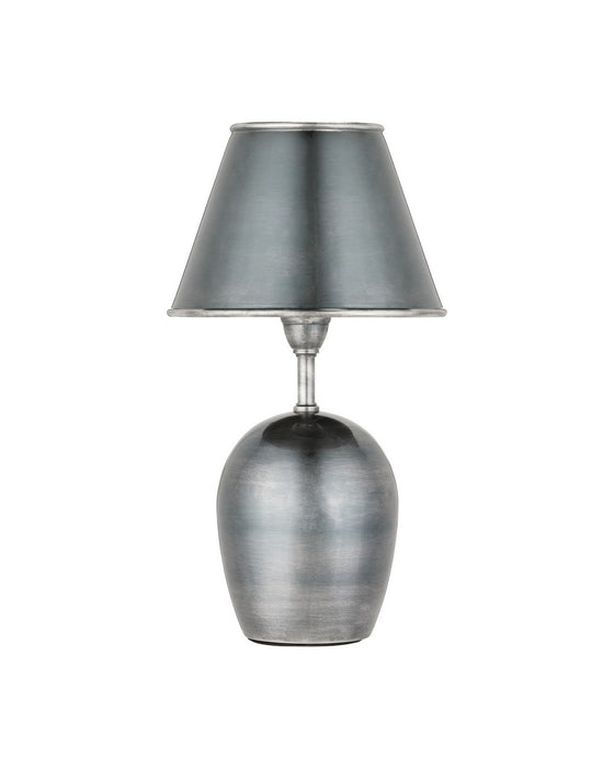 Currey and Company - 6700-0043 - One Light Table Lamp - Volley - Antique Silver