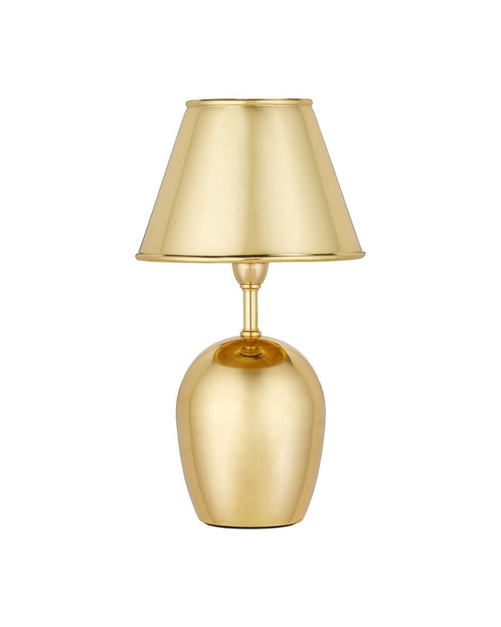 Currey and Company - 6700-0044 - One Light Table Lamp - Volley - Polished Brass