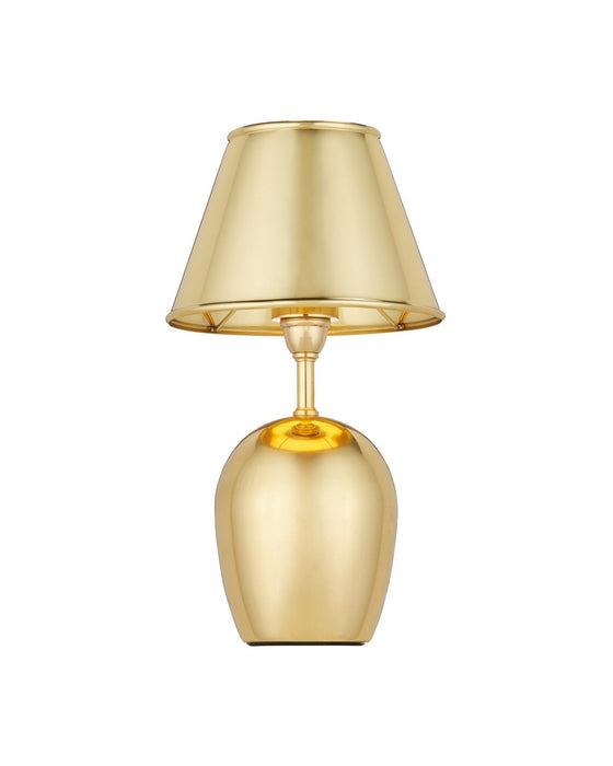 Currey and Company - 6700-0044 - One Light Table Lamp - Volley - Polished Brass