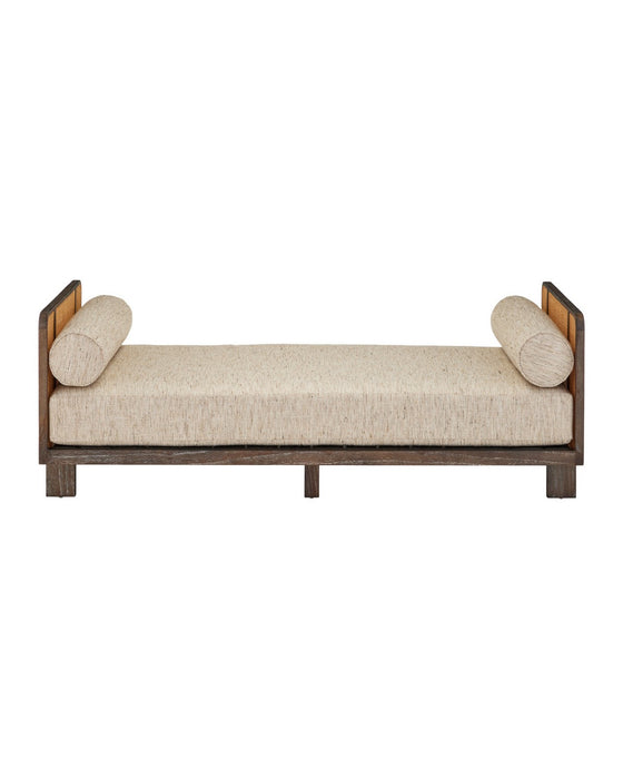 Currey and Company - 7000-1112 - Settee - Celebes - Autumn Toast / Natural