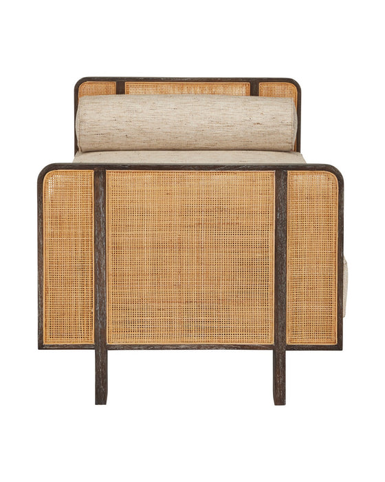 Currey and Company - 7000-1112 - Settee - Celebes - Autumn Toast / Natural