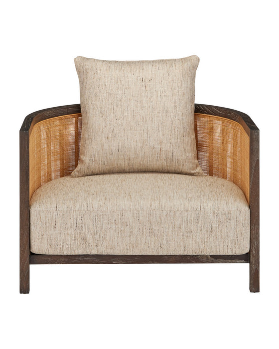 Currey and Company - 7000-1122 - Chair - Celebes - Autumn Toast / Natural