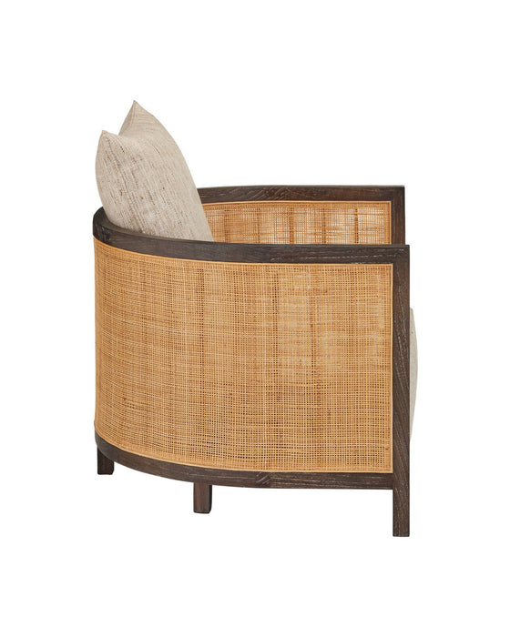 Currey and Company - 7000-1122 - Chair - Celebes - Autumn Toast / Natural