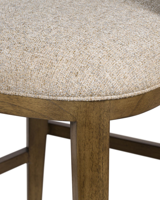 Currey and Company - 7000-1132 - Counter Stool - Vario - Chanterelle / Satin Brass
