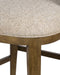 Currey and Company - 7000-1132 - Counter Stool - Vario - Chanterelle / Satin Brass