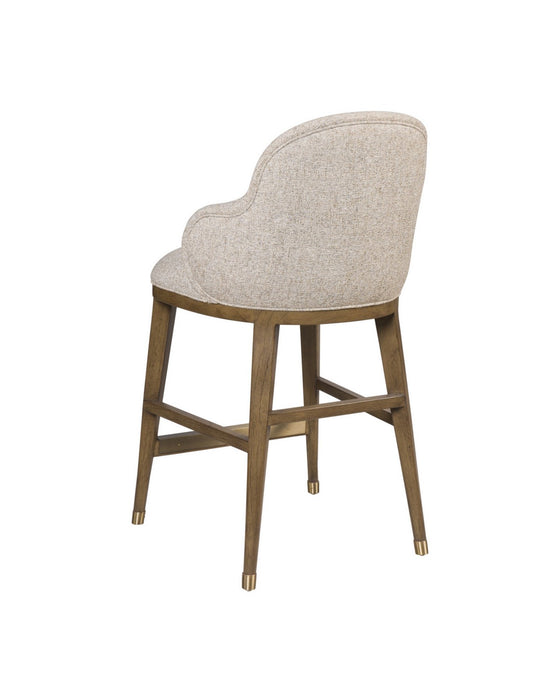Currey and Company - 7000-1132 - Counter Stool - Vario - Chanterelle / Satin Brass