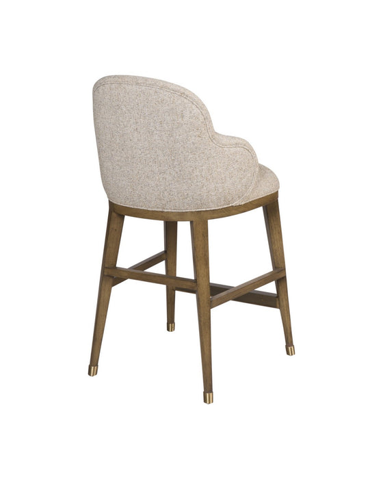 Currey and Company - 7000-1132 - Counter Stool - Vario - Chanterelle / Satin Brass