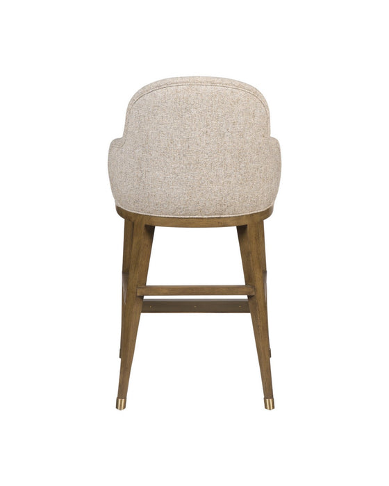 Currey and Company - 7000-1132 - Counter Stool - Vario - Chanterelle / Satin Brass