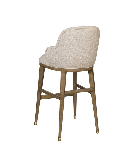 Currey and Company - 7000-1142 - Bar Stool - Vario - Chanterelle / Satin Brass