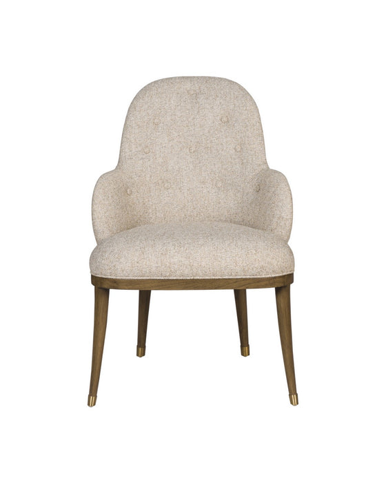 Currey and Company - 7000-1152 - Chair - Vario - Chanterelle / Satin Brass