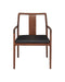 Currey and Company - 7000-1242 - Chair - Ming Wedding - Natural / Black