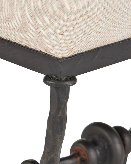 Currey and Company - 7000-1252 - Ottoman - Agora - Bronze