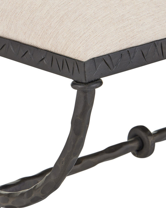 Currey and Company - 7000-1262 - Bench - Agora - Bronze