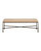 Currey and Company - 7000-1272 - Bench - Fuso - Dark Beige / Antique Bronze