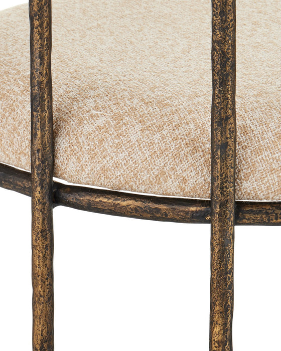 Currey and Company - 7000-1292 - Bench - Euclid - Antique Bronze