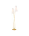 Currey and Company - 8000-0183 - LED Floor Lamp - Pas de Deux - Contemporary Gold Leaf