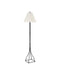Currey and Company - 8000-0184 - One Light Floor Lamp - Felicity - Brushed Black