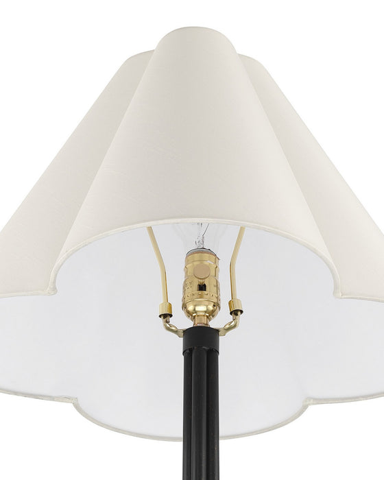 Currey and Company - 8000-0184 - One Light Floor Lamp - Felicity - Brushed Black
