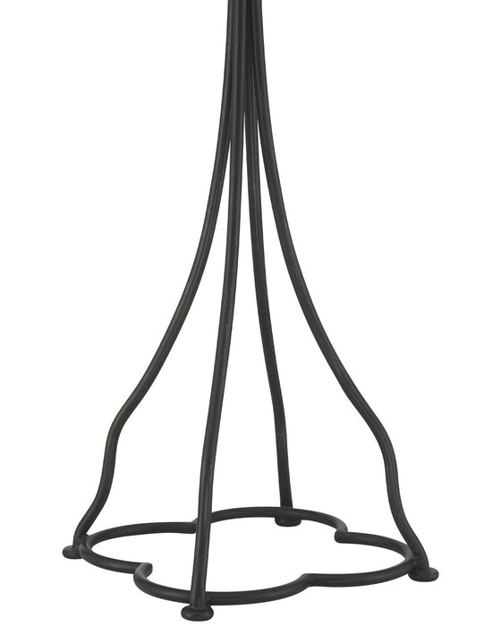 Currey and Company - 8000-0184 - One Light Floor Lamp - Felicity - Brushed Black