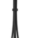 Currey and Company - 8000-0184 - One Light Floor Lamp - Felicity - Brushed Black