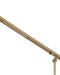 Currey and Company - 8000-0185 - LED Floor Lamp - Hanford - Polished Antique Brass / Brown