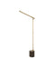 Currey and Company - 8000-0185 - LED Floor Lamp - Hanford - Polished Antique Brass / Brown