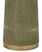 Currey and Company - 8000-0187 - One Light Floor Lamp - Galuchat - Green Faux Shagreen / Brass