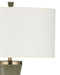 Currey and Company - 8000-0187 - One Light Floor Lamp - Galuchat - Green Faux Shagreen / Brass