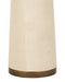 Currey and Company - 8000-0188 - One Light Floor Lamp - Galuchat - Ivory Faux Shagreen / Brass
