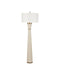 Currey and Company - 8000-0188 - One Light Floor Lamp - Galuchat - Ivory Faux Shagreen / Brass