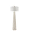 Currey and Company - 8000-0189 - One Light Floor Lamp - Turbinella - Sugar White / Natural