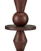 Currey and Company - 8000-0192 - One Light Floor Lamp - Cipher - Walnut Brown