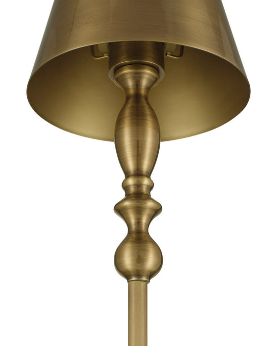 Currey and Company - 8700-0001 - One Light Floor Lamp - Viaggio - Polished Antique Brass