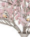 Currey and Company - 9000-1427 - 12 Light Chandelier - Fiorella - Pink / Contemporary Silver Leaf