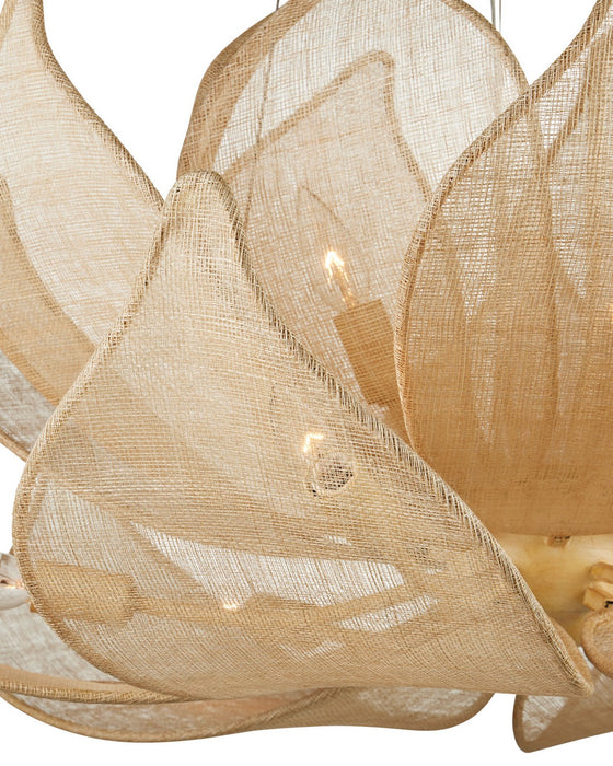 Currey and Company - 9000-1430 - LED Chandelier - Oblivion - Natural / Coco Cream