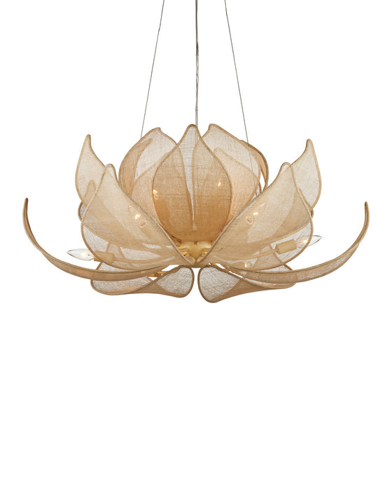 Currey and Company - 9000-1430 - LED Chandelier - Oblivion - Natural / Coco Cream