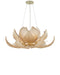 Currey and Company - 9000-1430 - LED Chandelier - Oblivion - Natural / Coco Cream
