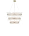 Currey and Company - 9000-1431 - 12 Light Chandelier - Capheira - Frosted / Contemporary Silver Leaf / Contemporary Silver