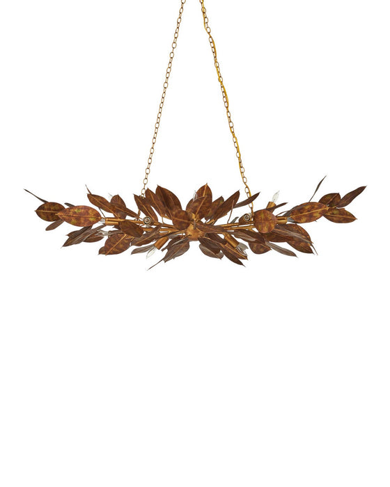 Currey and Company - 9000-1432 - 16 Light Chandelier - Weston - Magnolia Leaf